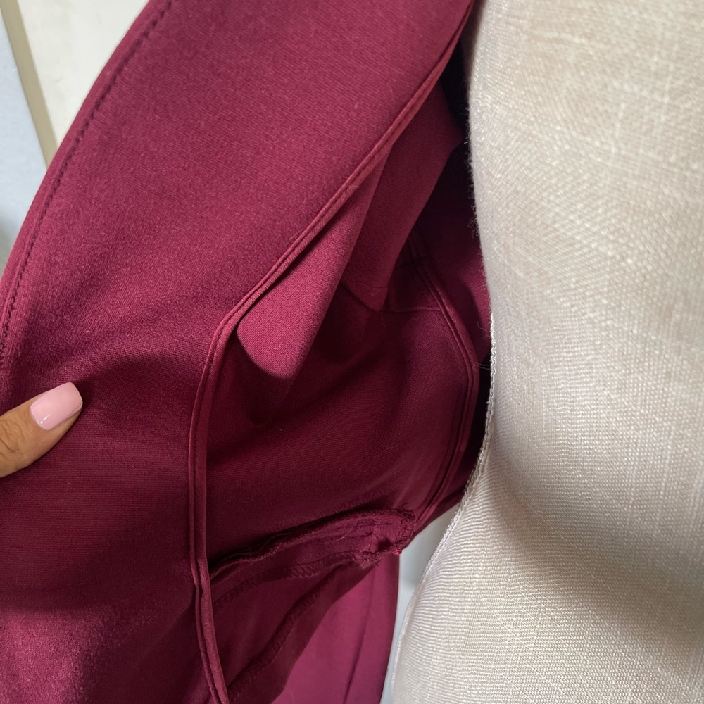 Deep Red Burgundy Blazer - Picture 5 of 7
